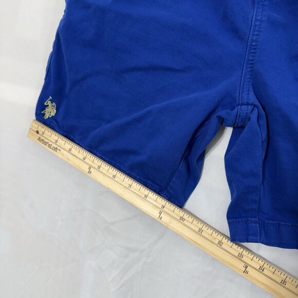 US Polo Assn. Mens Shorts Medium Activate/ Stretch Blue 98% Cotton 2% Spandex - Picture 7 of 8